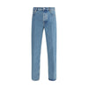 Valentino Blue Cotton Straight-Leg Jeans