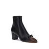 Valentino Garavani Black Goatskin Ankle Boots