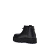 Alexander McQueen Black Calf Leather Bos Taurus Ankle Boots
