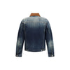 Alexander McQueen Jeansjacke aus blauem Baumwoll-Denim