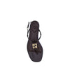 Fendi Multicolor Calf Leather Bos Taurus Flat Sandals