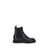 Dolce &amp; Gabbana Bos Taurus Chelsea Boots aus schwarzem Kalbsleder