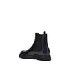 Dolce &amp; Gabbana Bos Taurus Chelsea Boots aus schwarzem Kalbsleder