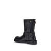 Dolce & Gabbana Black Calf Leather Bos Taurus Lace-Up Boots