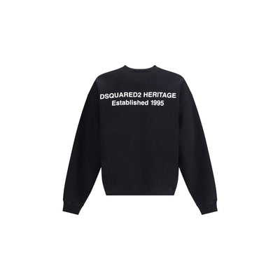 Dsquared² Black Cotton Sweatshirt