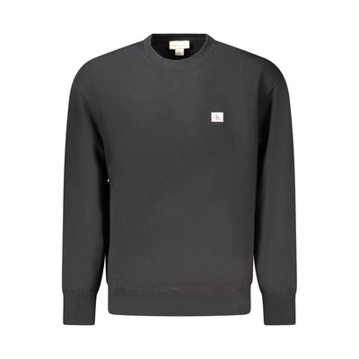 Calvin Klein Black Cotton Men Sweatshirt