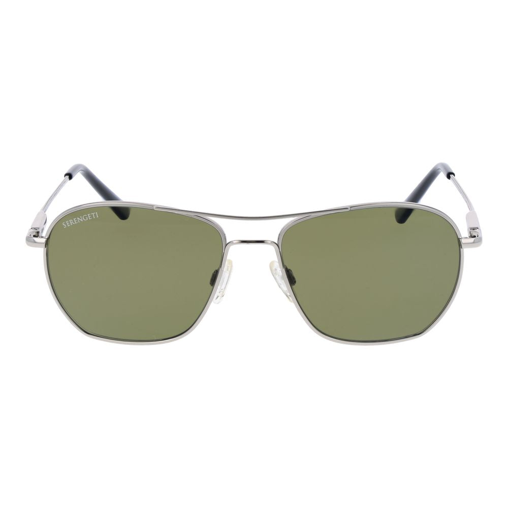 Serengeti Silberne Unisex-Sonnenbrille