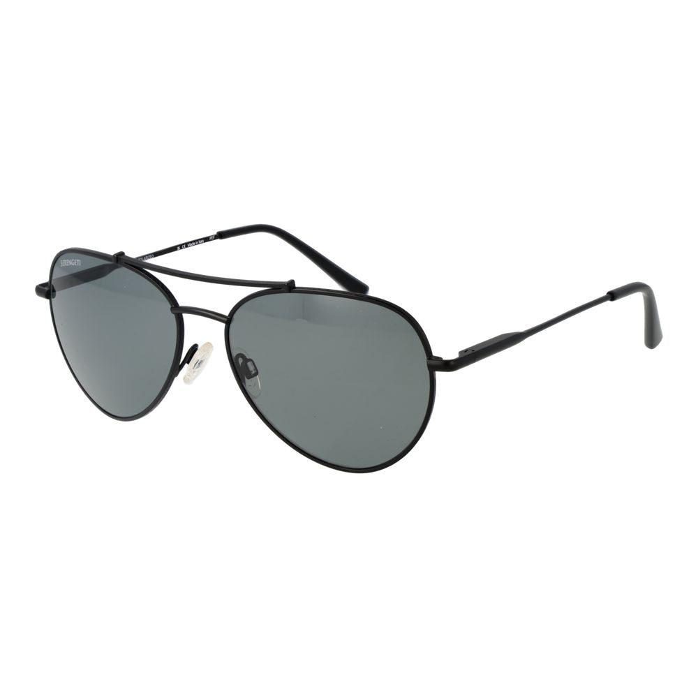 Schwarze Unisex-Sonnenbrille Serengeti