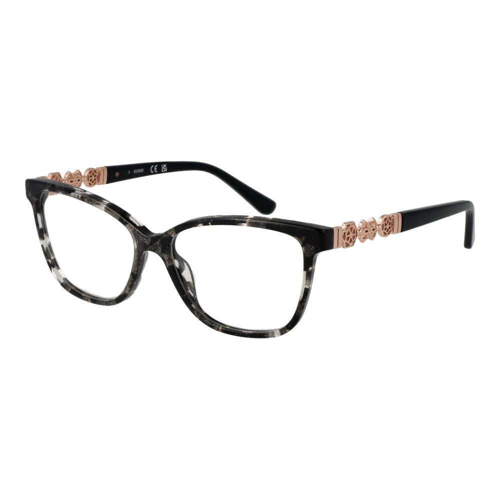 Guess Brillengestell aus schwarzem Acetat