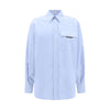 Brunello Cucinelli Light Blue Cotton Dress Shirt