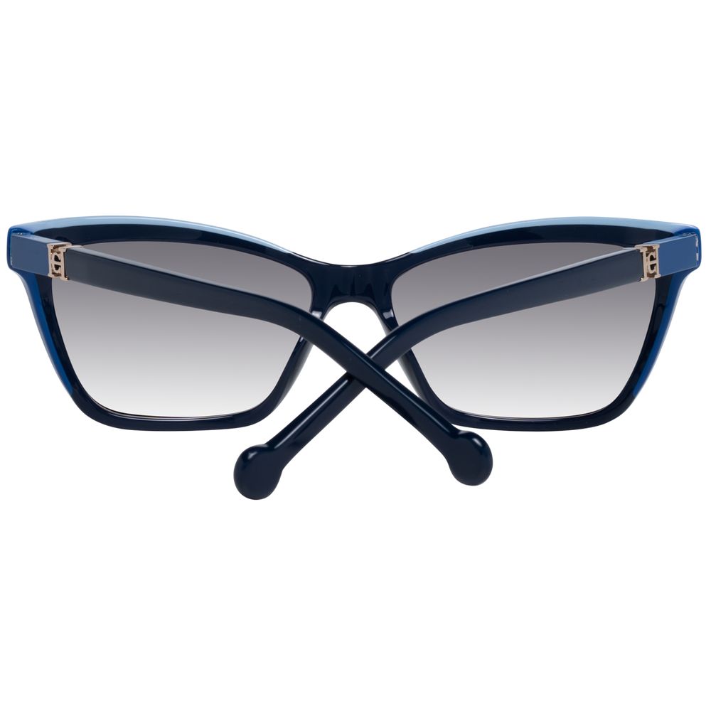 Carolina Herrera – Blaue Sonnenbrille aus Kunststoff