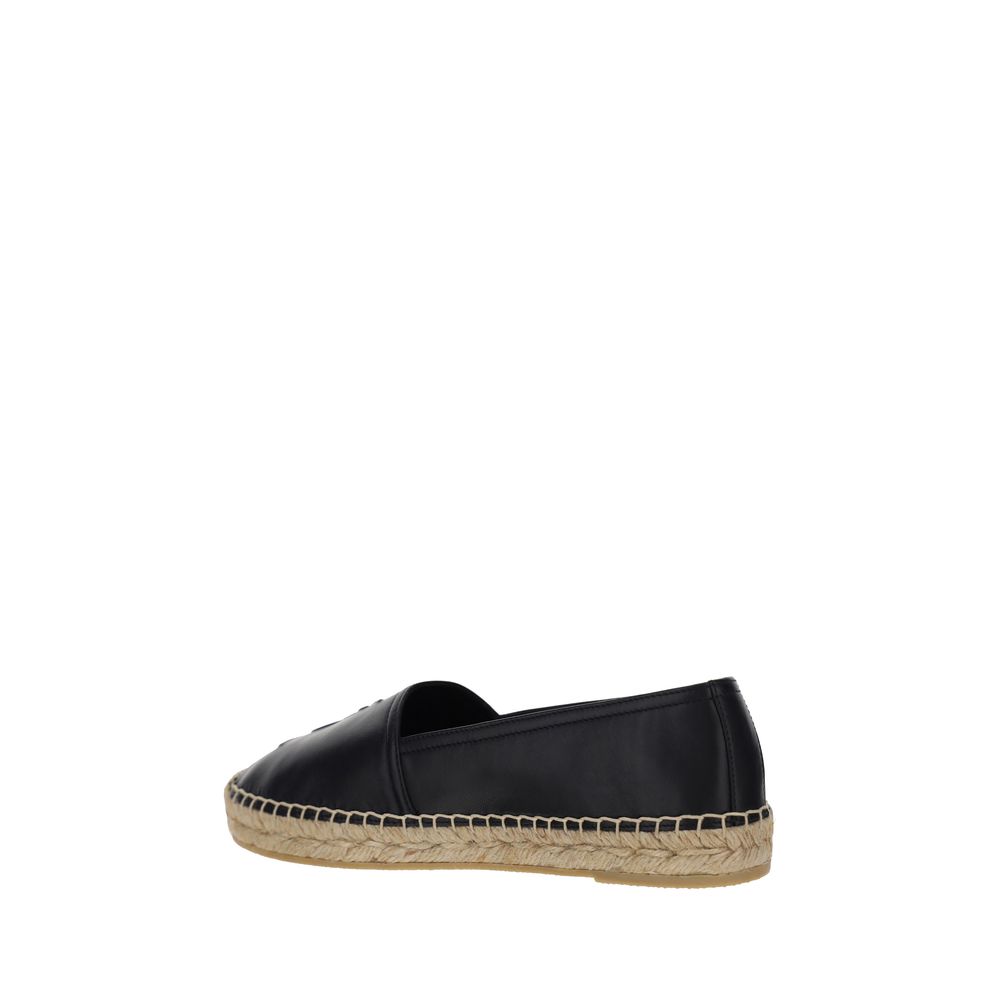 Saint Laurent Black Lamb Ovis Aries Espadrilles