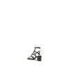 Valentino Garavani Black Calf Leather Bos Taurus Platform Sandals