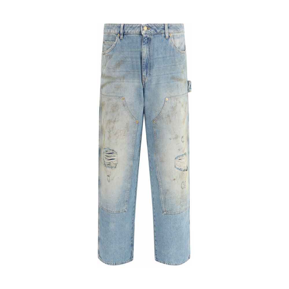 Golden Goose hellblaue Baumwolljeans Denim