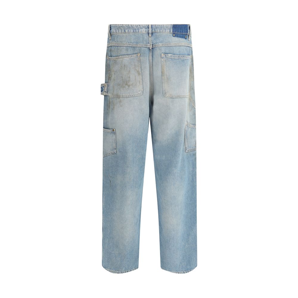 Golden Goose hellblaue Baumwolljeans Denim