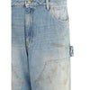 Golden Goose hellblaue Baumwolljeans Denim