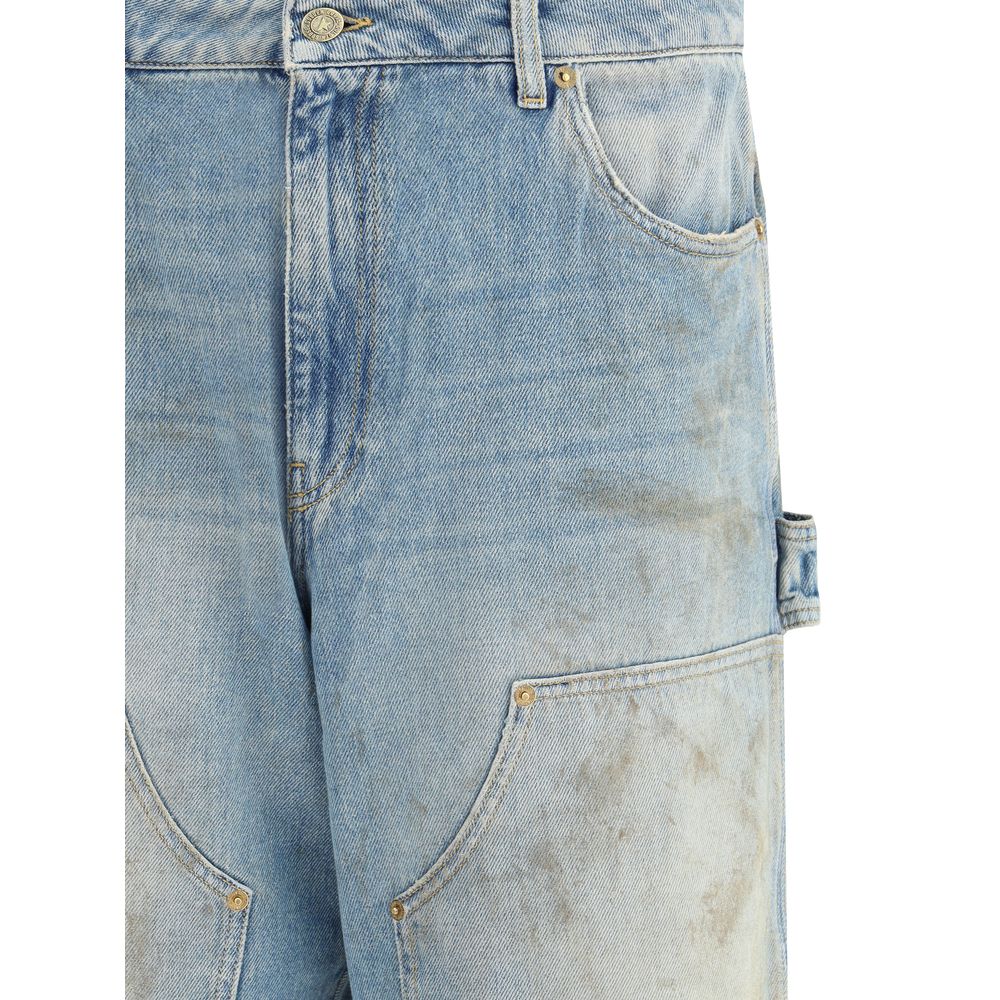 Golden Goose hellblaue Baumwolljeans Denim