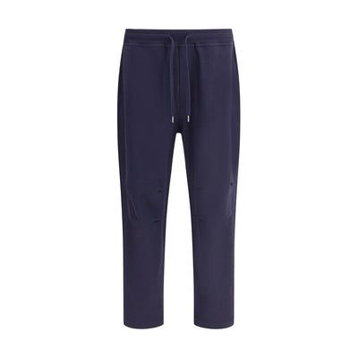 Brunello Cucinelli Blue Cotton Casual Pants