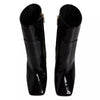 Dolce & Gabbana Black Jackie Leather Mid Calf Boots Shoes