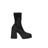 Stella McCartney Schwarze Leder-Ankle-Boots