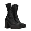 Stella McCartney Schwarze Leder-Ankle-Boots