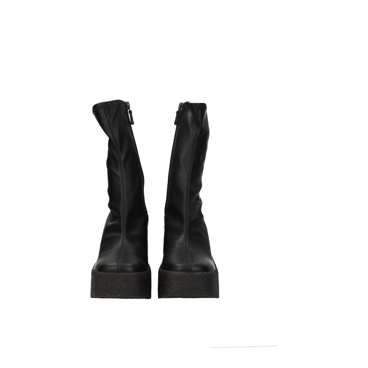Stella McCartney Schwarze Leder-Ankle-Boots