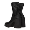 Stella McCartney Schwarze Leder-Ankle-Boots