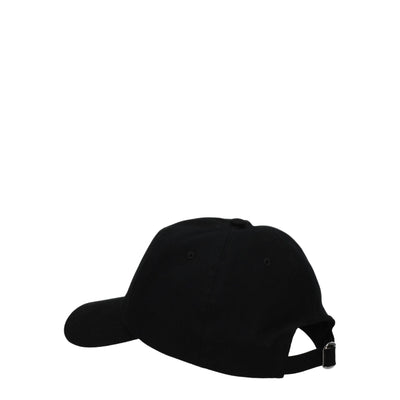 Valentino Garavani Black Cotton Cap (Baseball Hat)