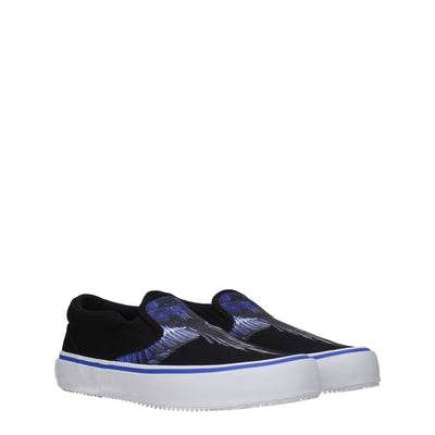 Marcelo Burlon Slipper aus schwarzem Stoff