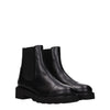 Stuart Weitzman Black Leather Ankle Boots