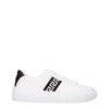 Versace White Leather Sneakers