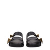 Valentino Garavani Black Leather Slippers