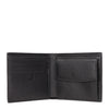 Testoni Black Leather Wallet