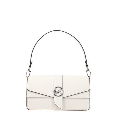 Michael Kors White Leather Handbag