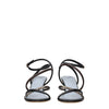 Fendi Multicolor Leather Flat Sandals