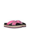 Kenzo Pink Fabric Slippers