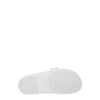 Stuart Weitzman White Leather Slippers