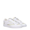 Maison Margiela White Fabric Low Top Sneakers