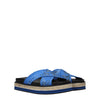 Kenzo Blue Fabric Slippers