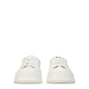 Jil Sander White Leather Platform Sneakers