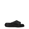 Alyx Black Leather Slippers