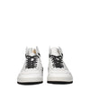 Lanvin White Leather High Top Sneakers