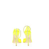 Stuart Weitzman Yellow Pvc Stiletto Heel Sandals