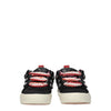 Marcelo Burlon Black Leather Low Top Sneakers