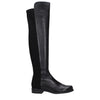 Stuart Weitzman Black Leather Over The Knee