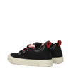 Marcelo Burlon Black Leather Low Top Sneakers