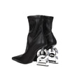 Dolce & Gabbana Black Leather Ankle Boots
