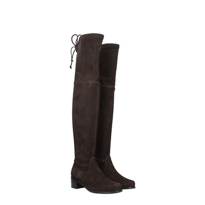 Stuart Weitzman Brown Leather Over The Knee