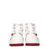 Valentino Garavani White Leather High Top Sneakers