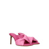 Jacquemus Pink Leather Stiletto Heel Sandals